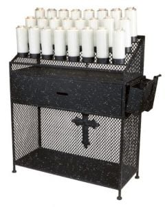 RSWC903 Wrought Iron Devotional Candle Stand